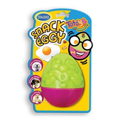 Brinquedo Chalesco Totóys Snack Egg para Cães U