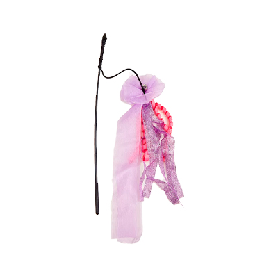 Brinquedo Akio Varinha com Fita Colorida para Gatos U
