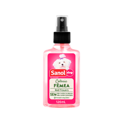 Colônia para Fêmea Sanol Dog 120ml