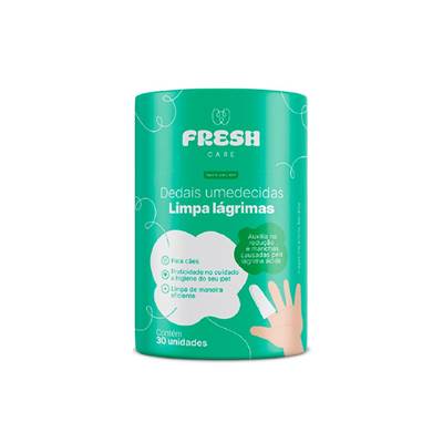 Dedeira Limpa Lágrimas Fresh Care para Cães 30 unidades