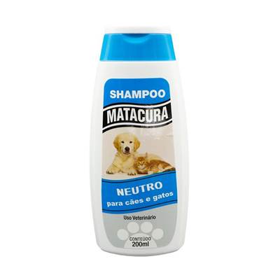 Shampoo Neutro Matacura para Cães e Gatos 
