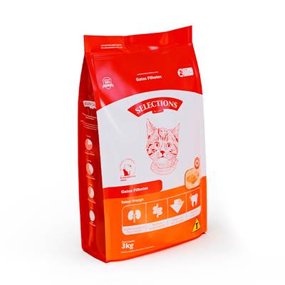 Ração Selections For Pet para Gatos Filhotes sabor Frango 3kg