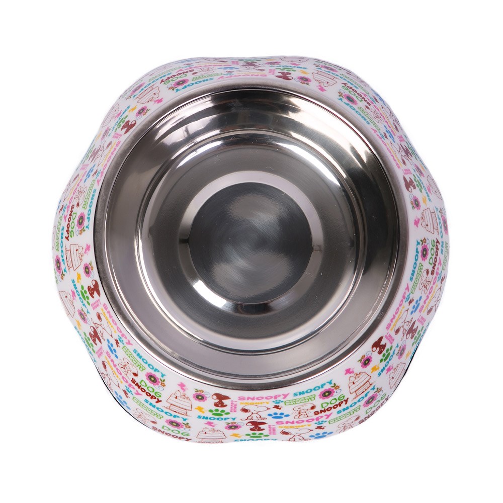 Comedouro Zooz Pets Snoopy Melamina Mel100-MUPk para Cães