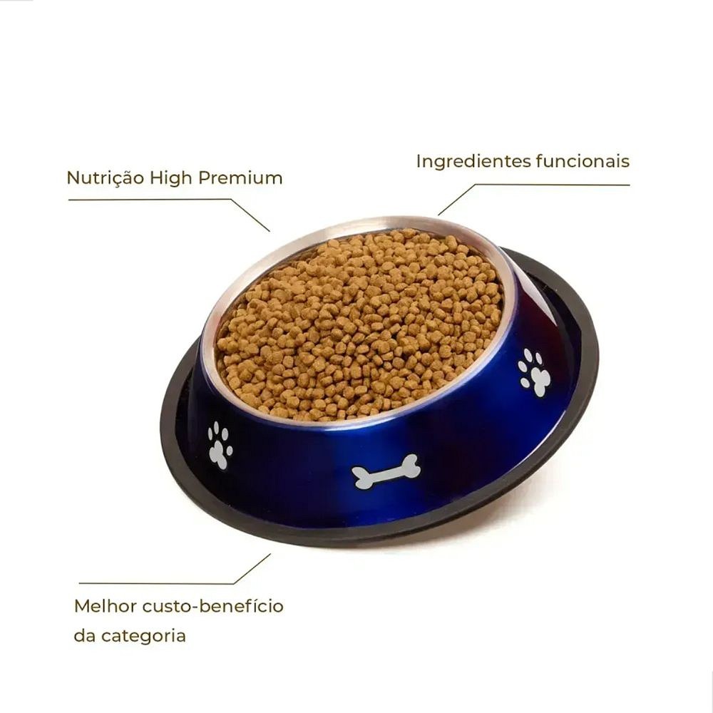 Ração Joy High Premium Cães Filhotes Raças Pequenas Frango e Carne