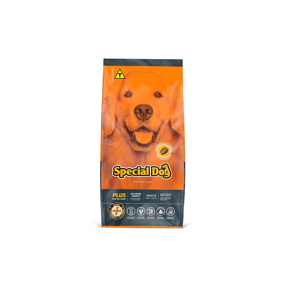 DOGOページ Ração Special Dog para Cães Adultos sabor Carne Plus | Zee.Now