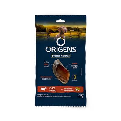 Osso Origens Casco Bovino para Cães 120g