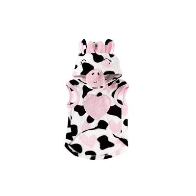 Casaco Tip Top Peludinhos Vaquinha Branca para Cães M