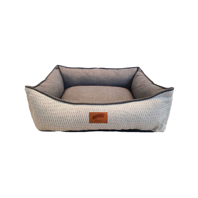 Cama Baw Waw Sonho Decor Bege para Cães e Gatos G