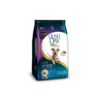 Ração Qualiday Pro Life Sabor Frango com Batata Doce para Cães Sênior Raças Pequenas 1kg