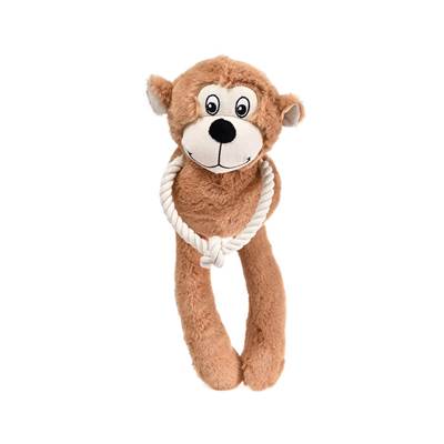 Brinquedo Chalesco Macaquinho com Corda para Cães U
