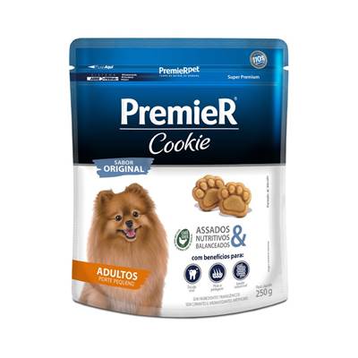Premier Cookie para Cães Adultos de Pequeno Porte 250g