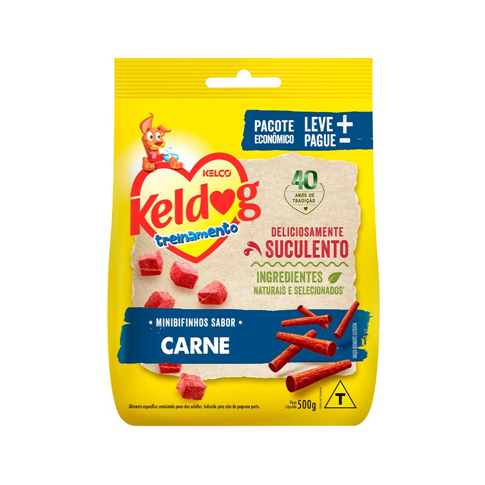 Bifinho Keldog Mini Carne para Cães