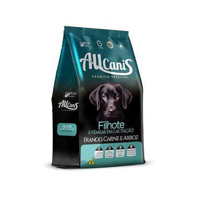 Ração Allcanis para Cães Filhotes de Frango e Carne 3kg