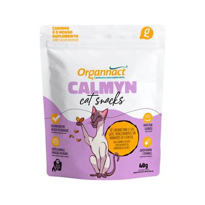 Suplemento Organnact Calmyn Cat Snacks para Gatos