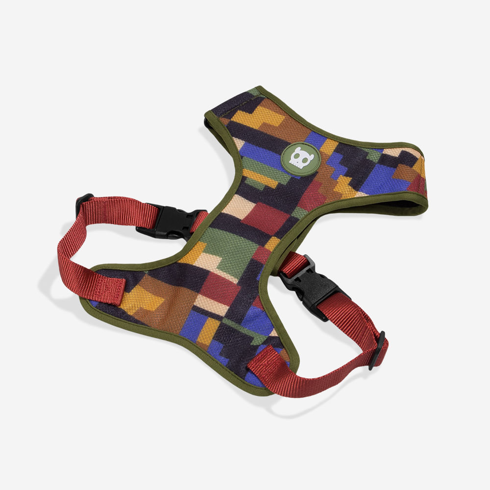 Peitoral para Cachorros Air Mesh Ajustável Pixel | Imagem 5