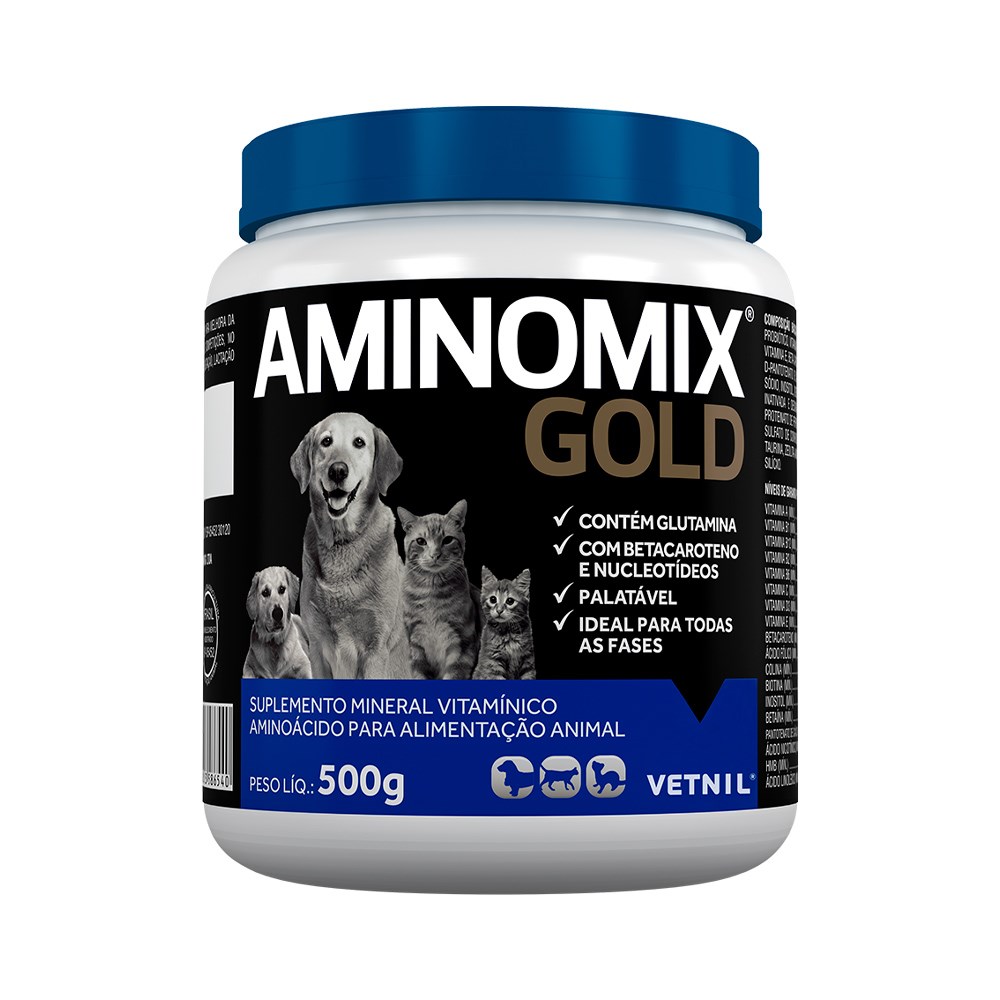 Aminomix Pet Gold para Cães e Gatos
