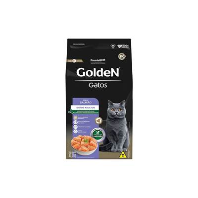 Ração Golden Gatos Adultos sabor Salmão 1kg