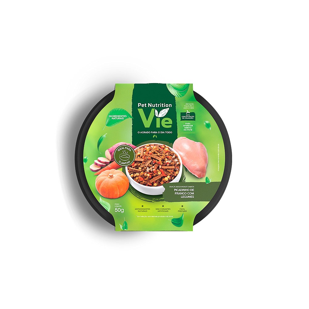 Snack Pet Vie Picadinho de Frango para Cães