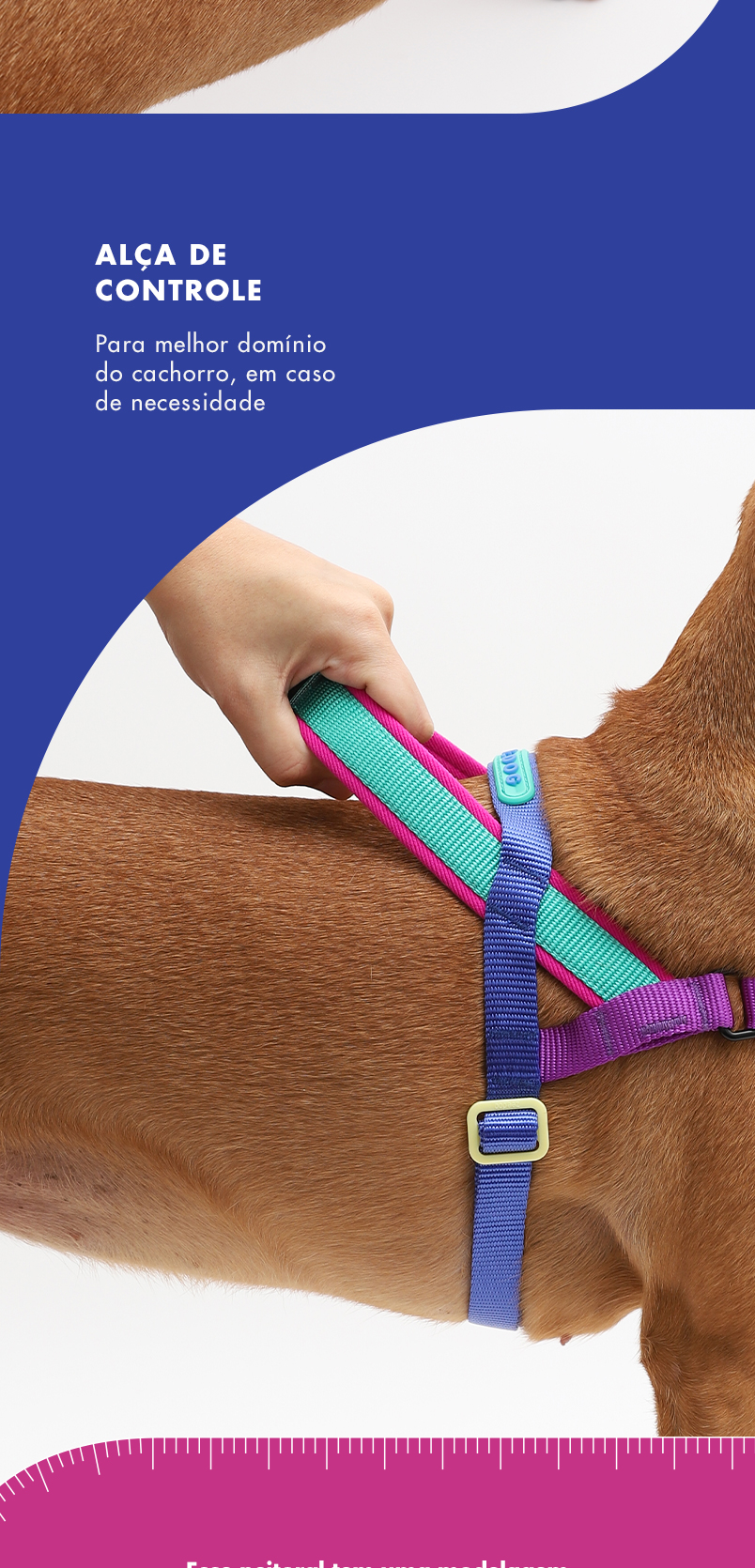 Peitoral Antipuxão SofterWalk para Cachorros Shockwave
