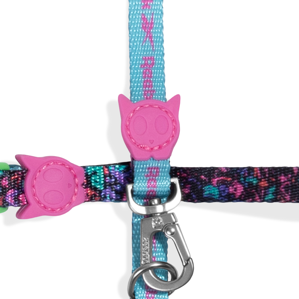 Peitoral com Guia Zee.Cat Reebok Aerobic para Gatos