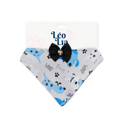 Bandana Leo e Lia Pet Jeans para Cães e Gatos M