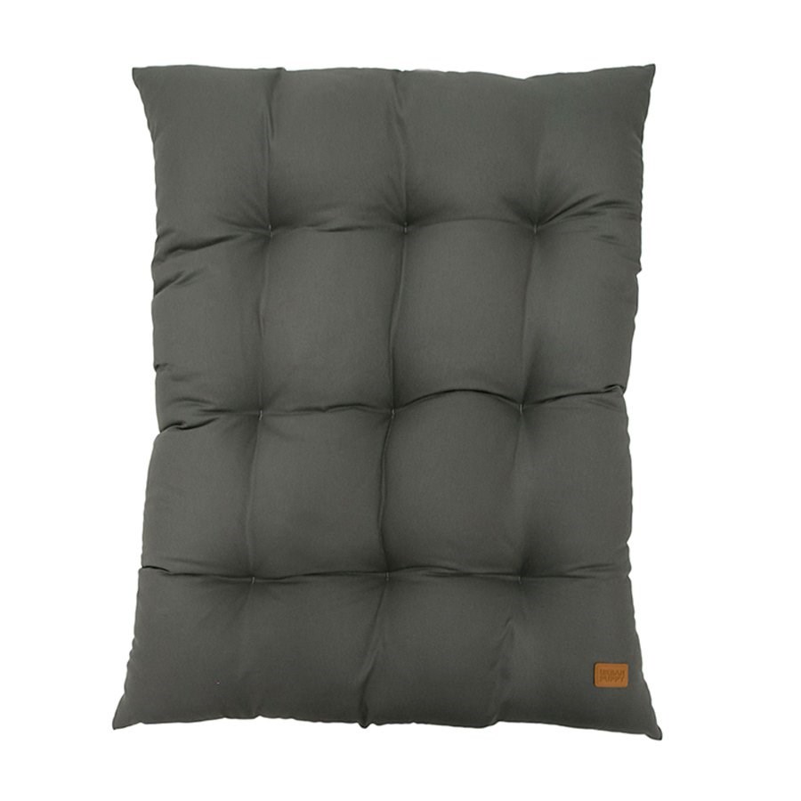 Almofada Lisa Gomo Sarja Urban Puppy para Cães e Gatos Cinza