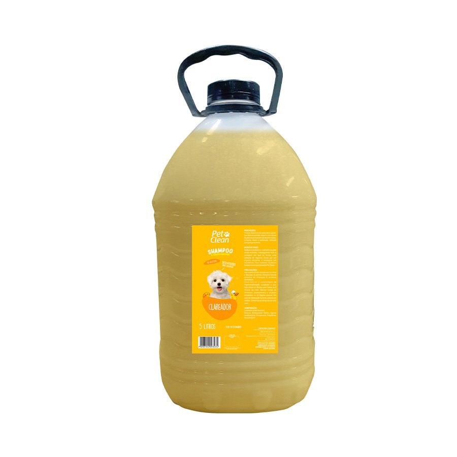 Shampoo e Condicionador Pet Clean Clareador para Cães e Gatos