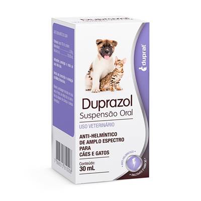 Vermífugo Duprazol Suspensão Oral para Cães e Gatos 30ml