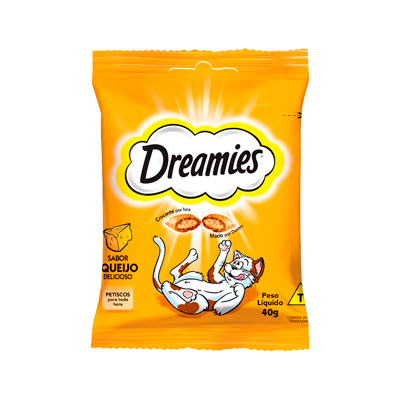 Petisco Dreamies para Gatos sabor Queijo 40g