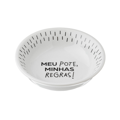 Comedouro Cansei de Ser Gato Meu Pote Minhas Regras U