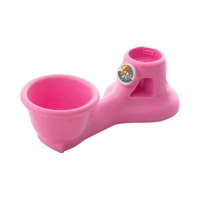 Bebedouro Vida Mansa Mini Portátil Rosa para Cães e Gatos U