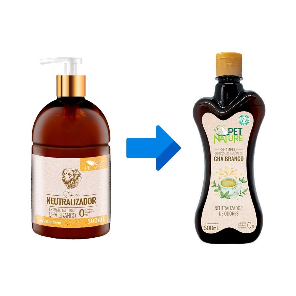 Shampoo Petnature Neutralizador para Cães e Gatos 