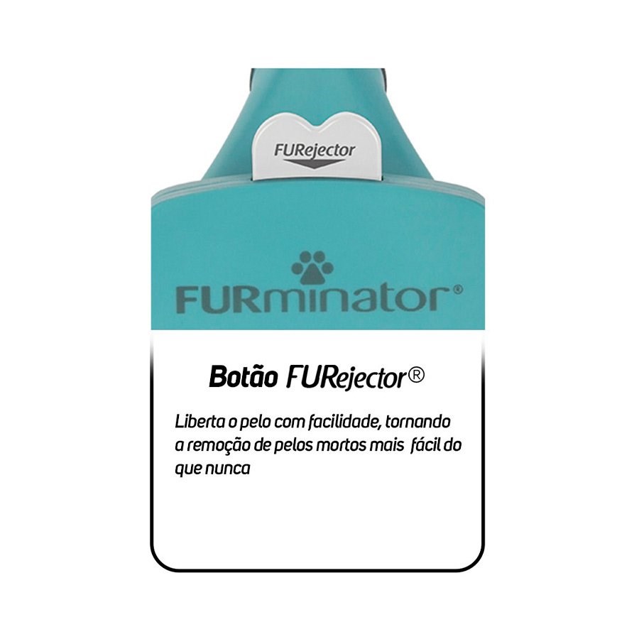 Escova New Furminator P para Gatos de Pelo Longo