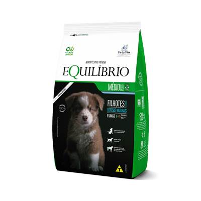 Ração Equilíbrio para Cães Filhotes de Porte Médio sabor Frango 2,5kg