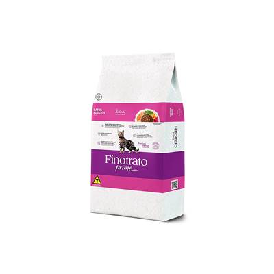 Ração Finotrato Prime para Gatos Adultos sabor Salmão 10,1kg