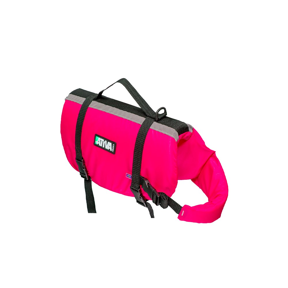 Colete Salva Vidas Náutica Ativa Pet Vest Rosa para Cães