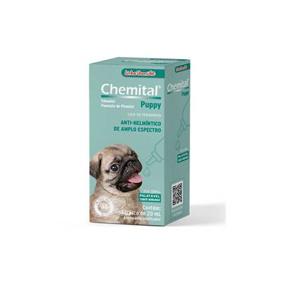 Vermífugo Chemital para Cães Puppy 20ml 20ml