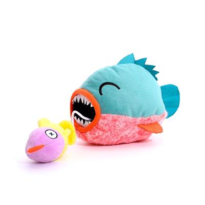 Brinquedo Piranha de Pelúcia para Cães
