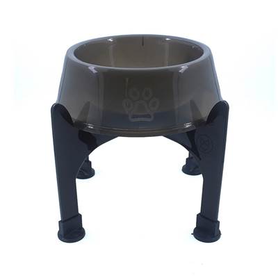 Comedouro Lilopety com Suporte Fume para Cães P