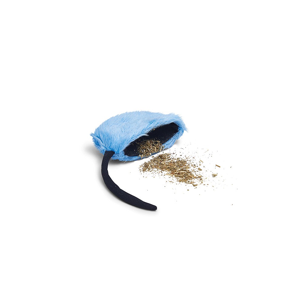 Brinquedo Cansei de Ser Gato Ratinho com Catnip Azul