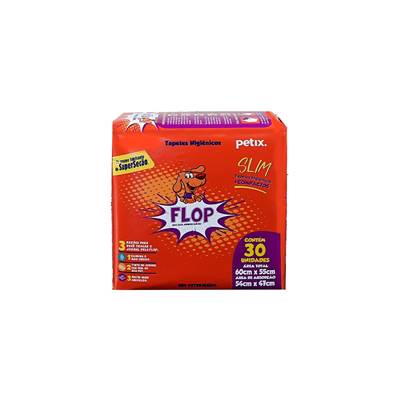 Tapete Higiênico Petix Flop Slim para Cães 50 unidades