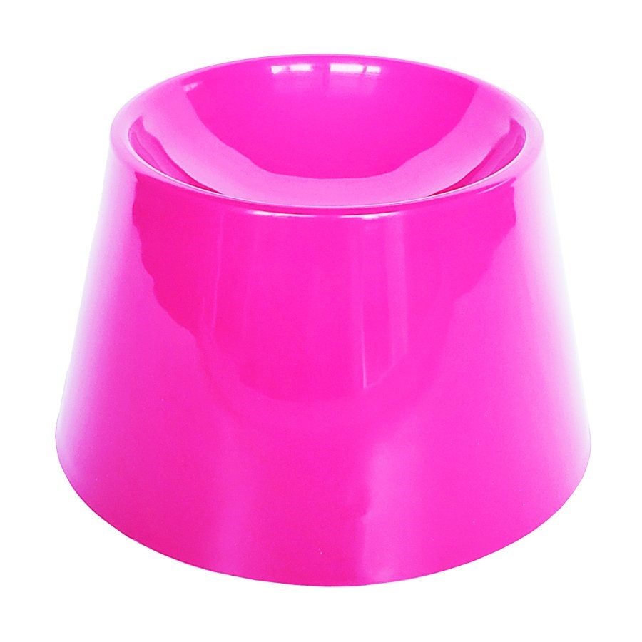 Comedouro Alto Pet Games Cat Eat Rosa para Gatos