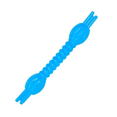 Brinquedo Furacão Pet Bastão Torcido De Borracha Maciça Azul para Cães U