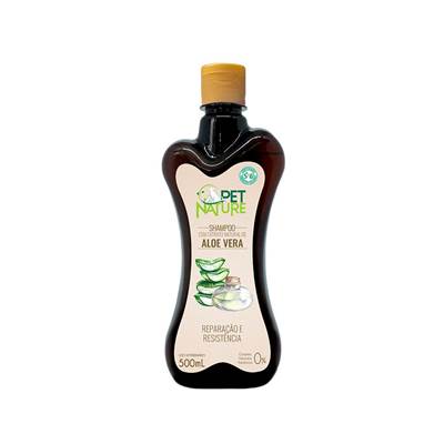 Shampoo PetNature Aloe Vera para Cães e Gatos 500ml