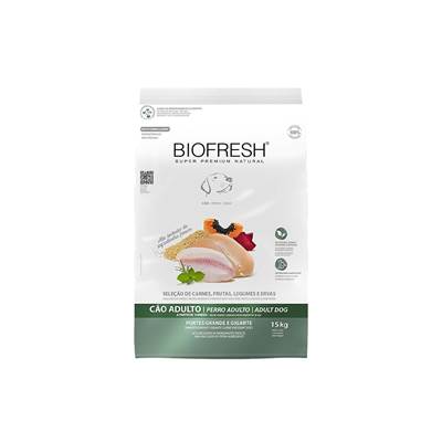 Ração Biofresh para Cães Adultos de Porte Grande 15kg