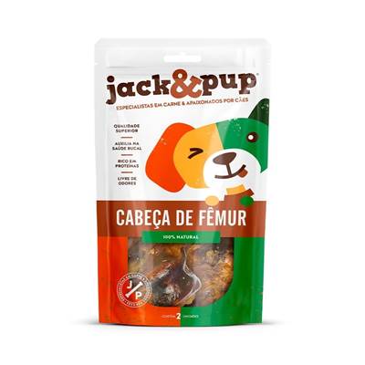 Osso Jack&Pup Cabeça de Fêmur para Cães de Porte Pequeno 2 unidades