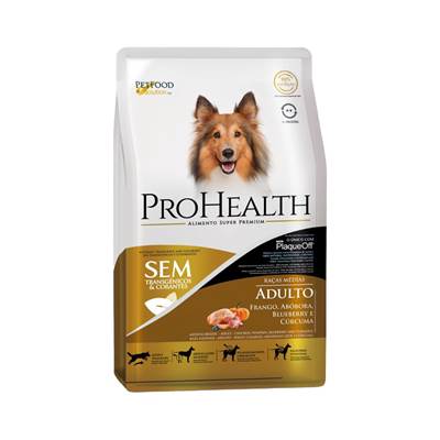 Ração ProHealth para Cães Adultos de Porte Médio sabor Frango 2,5kg