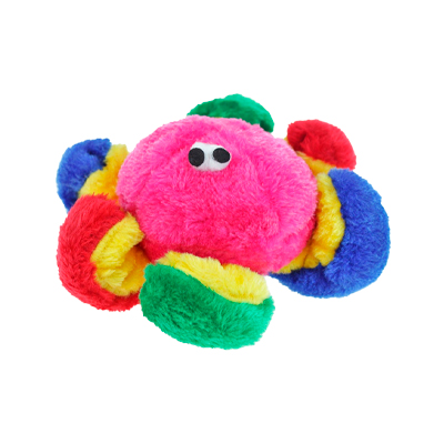 Brinquedo Chalesco Pelúcia Polvo Colorido para Cães U