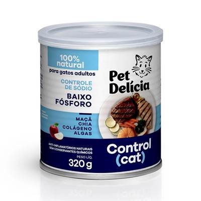 Ração Pet Delícia Control Cat Baixo Fósforo para Gatos 320g