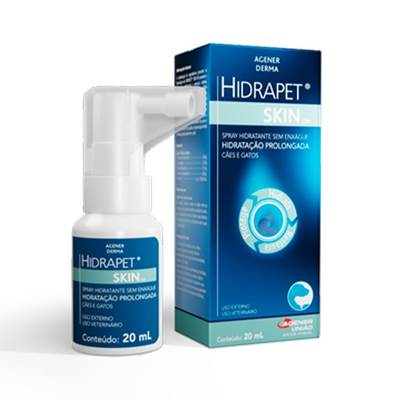 Spray Hidratante Hidrapet Skin On para Cães e Gatos 20ml